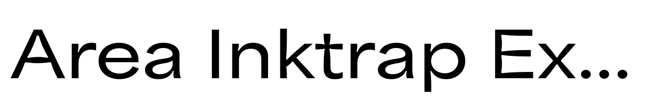 Area Inktrap Extended Bold Font | Webfont & Desktop | MyFonts